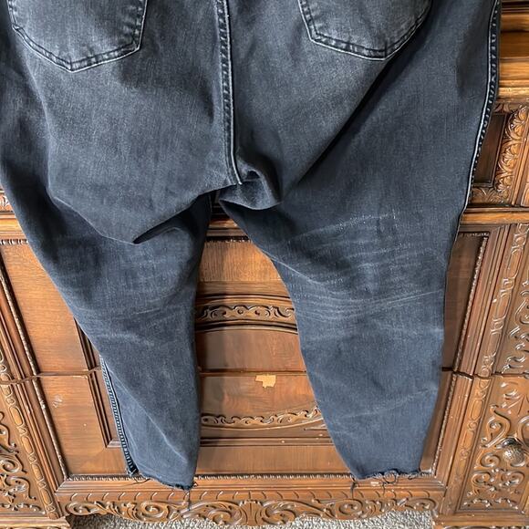 KUT FRON THE KLOTH black exposed button fly distressed skinny jeans - Picture 7 of 11